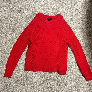 NWOT Red J. Crew Sweater